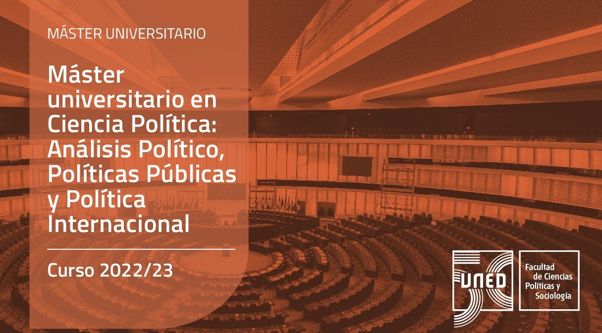 A UNED estrea o mestrado en Ciencia Política: Análise Política, Políticas Públicas e Política Internacional